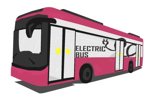 Ilustrasi Bus Listrik 2